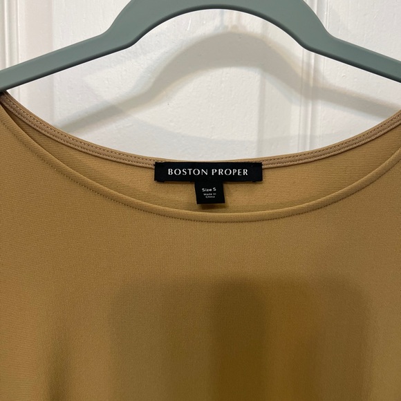 Awesome Khaki Peplum Top Small Excellent Condition - Picture 3 of 7